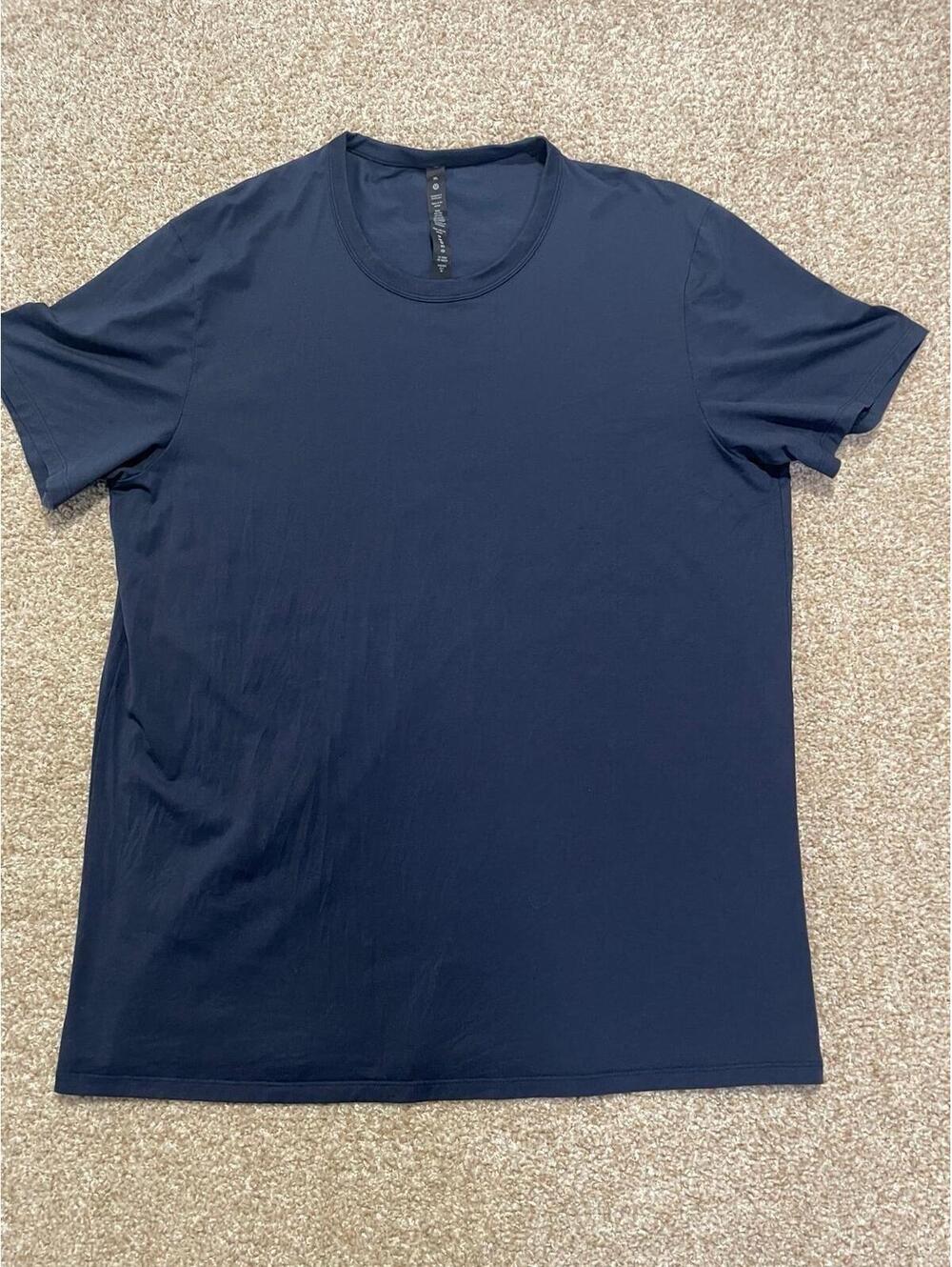 Lululemon Men’s Fit T Shirt True Navy  Mens XL Authentic‎